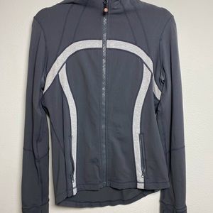 Gray Lululemon athletic jacket